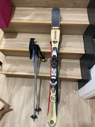 Sci Dynastar Speed 100 con bastoncini