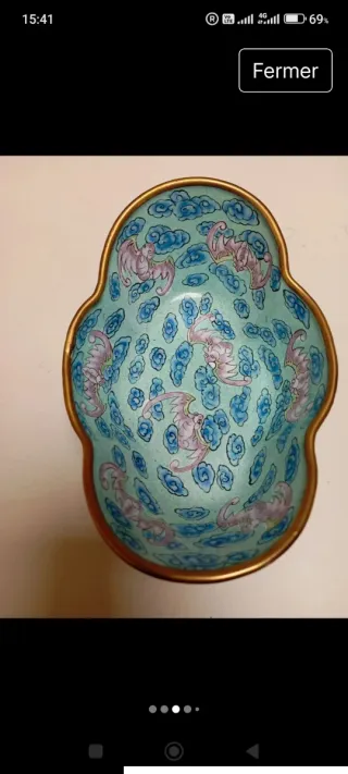 Platito chino antiguo siglo XIX