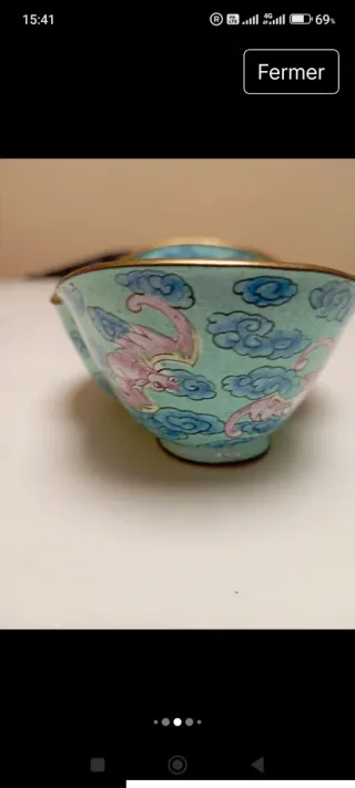 Platito chino antiguo siglo XIX