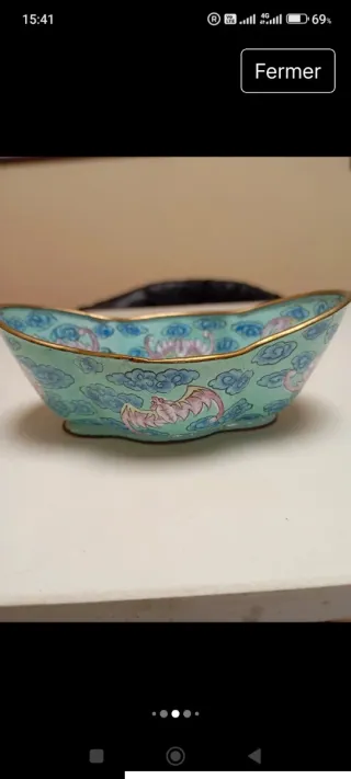 Platito chino antiguo siglo XIX