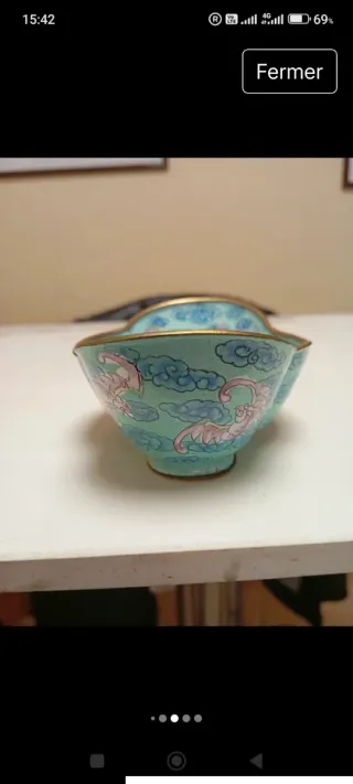 Platito chino antiguo siglo XIX