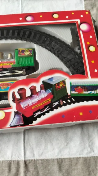 Tren Navideño Juguete con Vagones