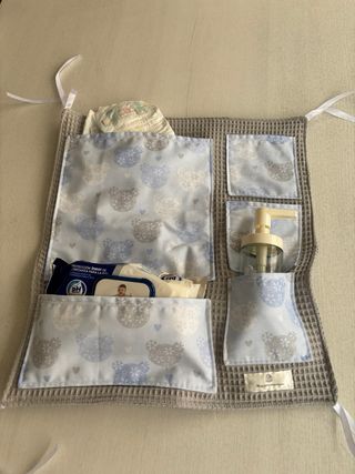 Conjunto bebé: Bolso, Cambiador y Pongotodo
