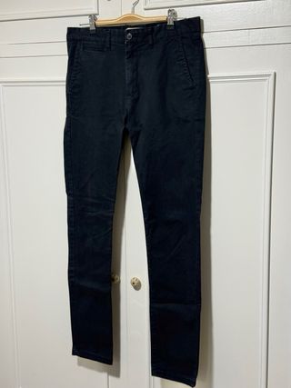 Pantalón chino H&M azul marino