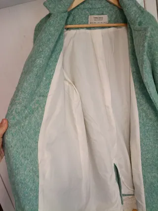 Abrigo Zara Lana Talla L