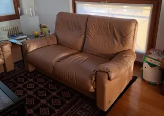 Coppia divani 2 posti Busnelli in pelle