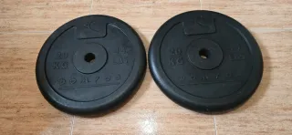 Discos de Pesas 20 kg (40 kg total)