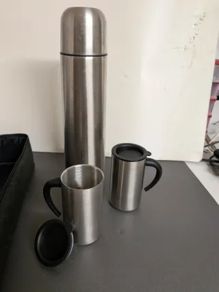 Set termos y tazas de viaje