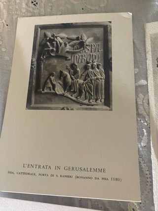 Cartoline d'epoca Gerusalemme e Mappamondo