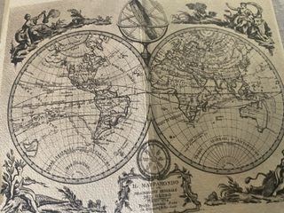 Cartoline d'epoca Gerusalemme e Mappamondo