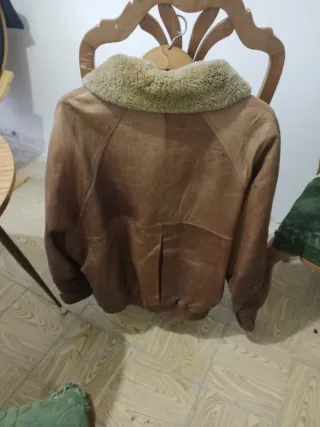 Chaqueta de Piel Ovino Marrón