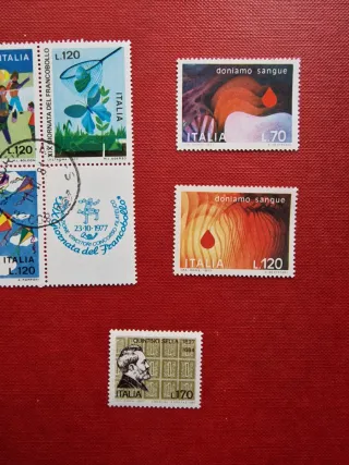 Serie francobolli Italia