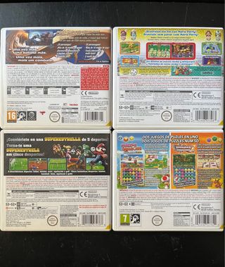 Juegos 3DS 12€/unidad