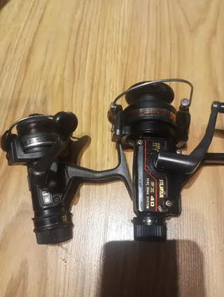 2 Carretes de Pesca Silstar y Custom