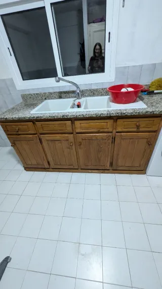 Móvel Cozinha com 3 metros Dupla Pia