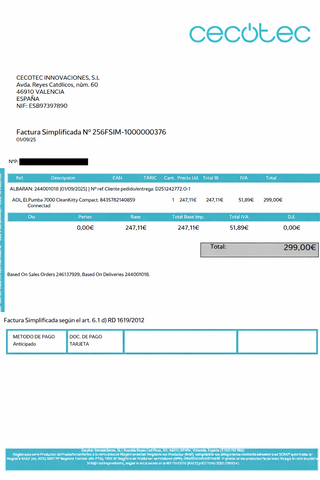 Arenero Cecotec Pumba 7000 – Como nuevo + caja