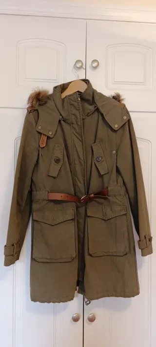 Anorak verde Massimo Dutti