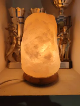 Lámpara de sal natural