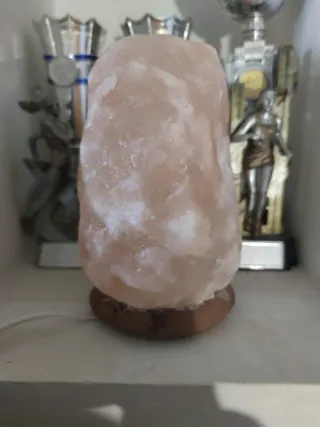 Lámpara de sal natural