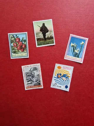 Serie francobolli Repubblica Italiana