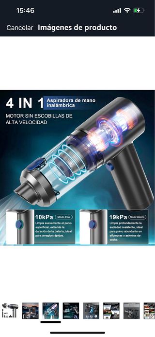 Aspiradora de mano Multifunción 4 en 1 HYCHIKA