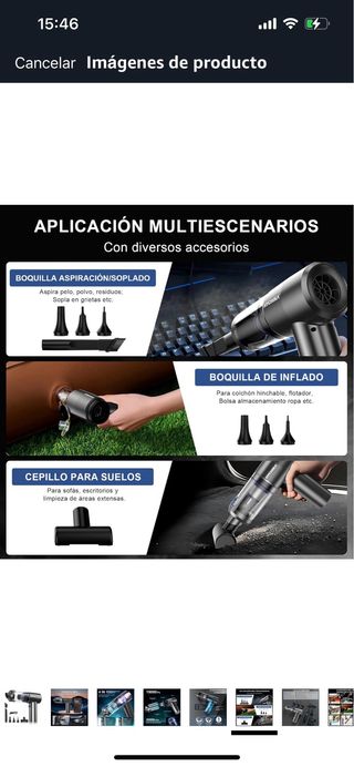 Aspiradora de mano Multifunción 4 en 1 HYCHIKA