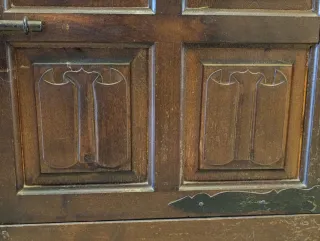 Mueble de entrada madera 55 años