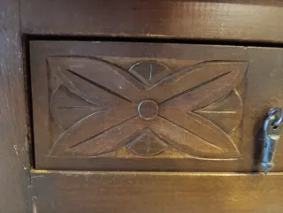 Mueble de entrada madera 55 años