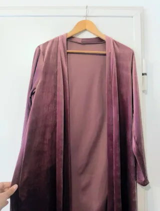 Kimono largo morado talla L