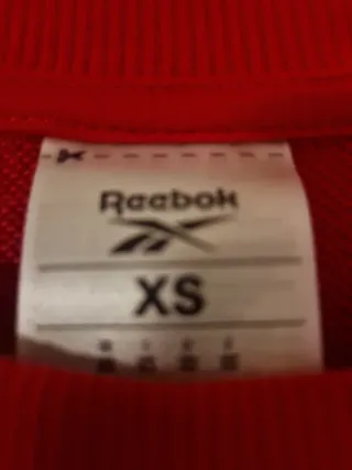 Jersey Reebok Rojo Unisex Talla xs