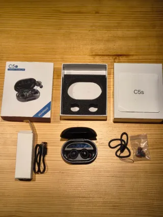 Auricolari Wireless C5s Nero