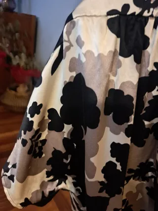 Blusa seda Massimo Dutti T42