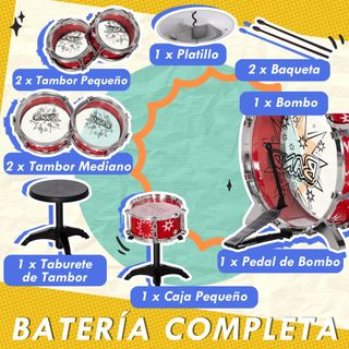 Batería para Niños de +3 Años con Tara
