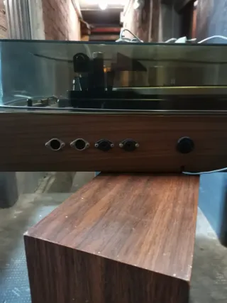 Giradischi LESA Marrone e Argento