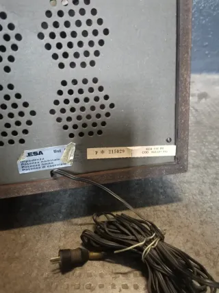 Giradischi LESA Marrone e Argento