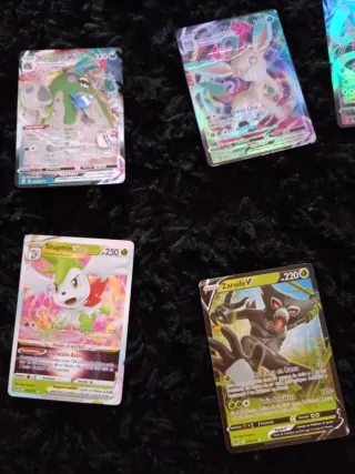 Cromos Pokémon V y VMAX