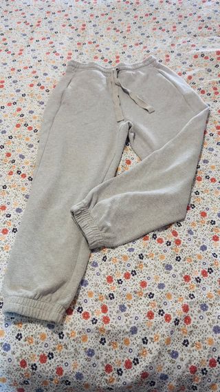 Pantalón chándal Zara Beige Talla S
