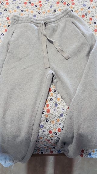 Pantalón chándal Zara Beige Talla S