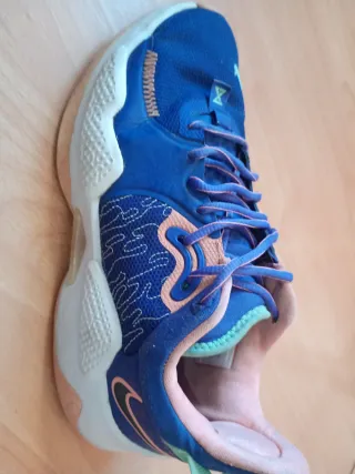 Zapatillas azules y rosas para mujer y hombre