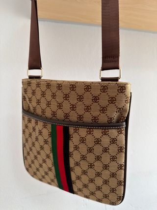 Borsa a spalla Gucci Beige Multicolore