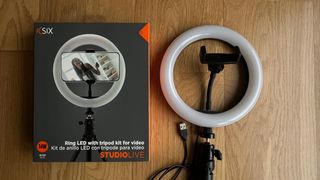 Kit Anillo LED KSIX con Trípode para Video