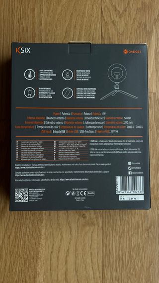 Kit Anillo LED KSIX con Trípode para Video