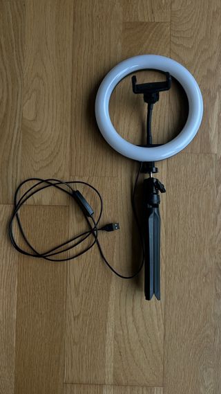 Kit Anillo LED KSIX con Trípode para Video