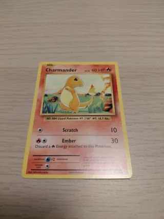 Charmander Edición Limitada Carta Pokémon