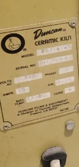 Horno Cerámica Duncan