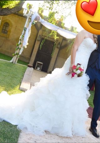 Vestido de Novia Estilo sirena con cola