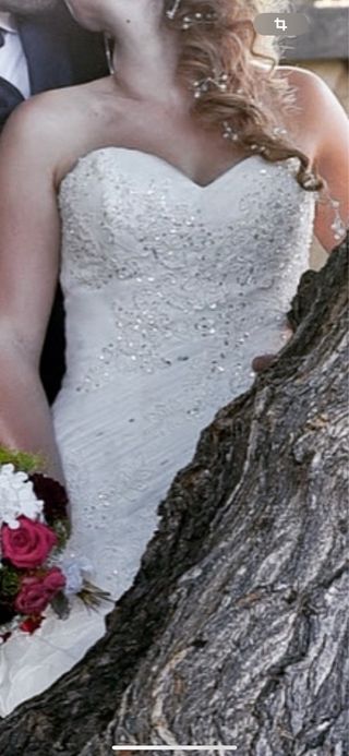 Vestido de Novia Estilo sirena con cola