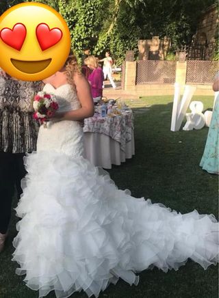 Vestido de Novia Estilo sirena con cola