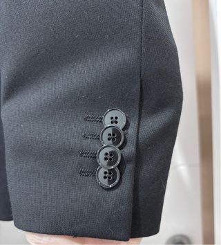 Chaqueta negra formal