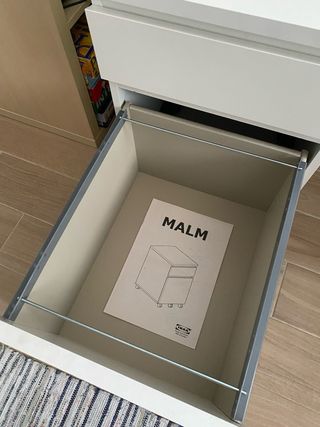 Cajonera Archivador Malm Ikea Blanca